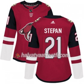 Naisten NHL Arizona Coyotes Pelipaita Derek Stepan 21 Adidas 2017-2018 Maroon Authentic